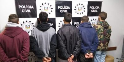 Polícia Civil prende homens pelo crime de tráfico de drogas em Camaquã