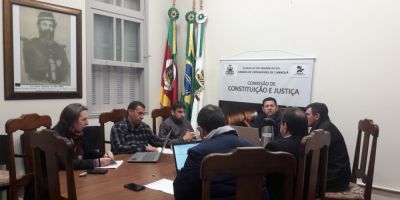 Projeto de Lei que visa instituir o Diário Oficial Eletrônico de Camaquã tem parecer favorável na CCJ da Câmara