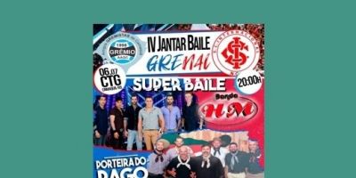 4º Jantar Baile Grenal ocorre neste sábado em Camaquã