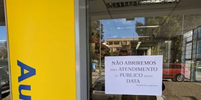 Banco do Brasil é alvo de criminosos em Encruzilhada do Sul