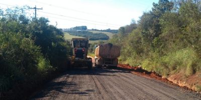 Descarte de obras na BR-116 é utilizado em estradas do interior de Camaquã