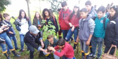 Escola agrícola de Camaquã participa de projeto piloto de produção de mudas em Rio Pardo