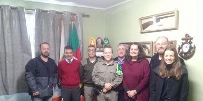 Comandante do CABM visita o 3º Pelotão de Polícia Ambiental de Camaquã