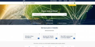 Portal único do governo já está disponível na internet