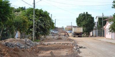 Segundo a Prefeitura, R$ 700 mil estão sendo investidos em obras para eliminar alagamentos em Camaquã