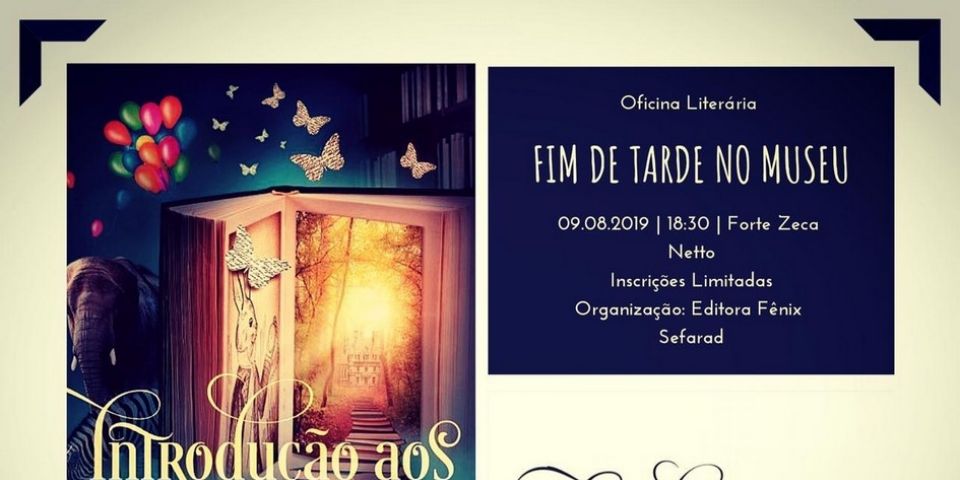 Oficina Literária "Fim de tarde no Museu" será realizada em Camaquã