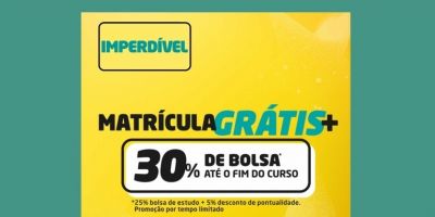 Polo Servi - Uniasselvi Camaquã: matrícula grátis + 30% de bolsa* até o fim do curso