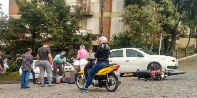 Acidente entre motos em Camaquã resulta em feridos