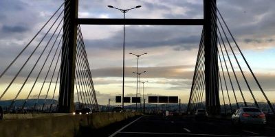 Sol aparece entre nuvens no Rio Grande do Sul neste domingo