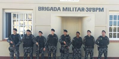 30° BPM instala a "Força Tática" da Brigada Militar em Camaquã e região 