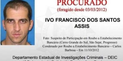 Assaltante de banco é preso em Amaral Ferrador