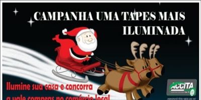 Ilumine sua casa e concorra a vale compras no comércio de Tapes