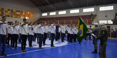 Brigada Militar de Dom Feliciano participa de cerimônia de dispensa de incorporação