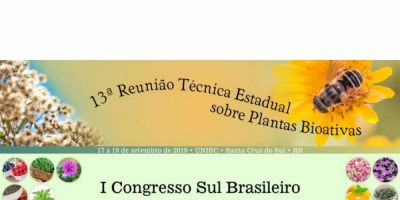 Programa de Plantas Medicinais é apresentado durante congresso em Santa Cruz do Sul