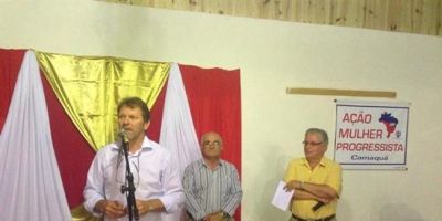 Afonso Hamm prestigia encontro do PP em Camaquã