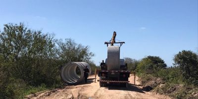 Estrada da Divisa irá receber nova tubulação em Camaquã