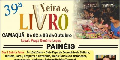 O Tema "Memórias e Histórias" movimenta a 39ª Feira do Livro de Camaquã