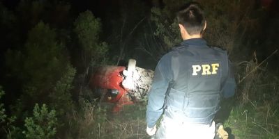 Homem morre após capotar carro na BR-392, em São Sepé