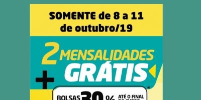 Servi Uniasselvi Camaquã: duas mensalidades grátis + bolsas com 30º de desconto até o final do curso