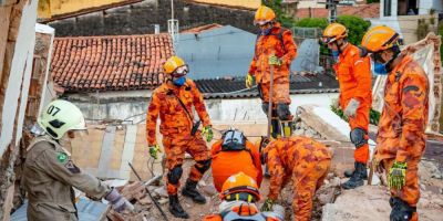 Bombeiros encontram 9ª vitima de desabamento em Fortaleza