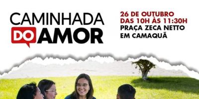 Caminhada do Amor ocorre neste sábado em Camaquã