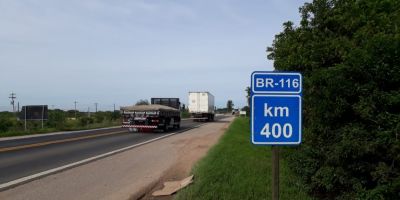 Média de 13 veículos passam por minuto na BR-116, em Camaquã, no início da manhã desta segunda