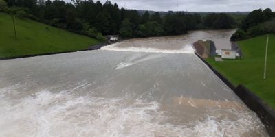 Barragem do Arroio Duro atinge sua capacidade máxima