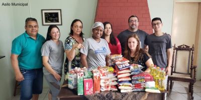 IFSul Camaquã doa alimentos para Casa Lar e Asilo Municipal