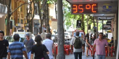 Quarta-feira será marcada por calor intenso no RS