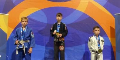 Camaquense de 11 anos é campeão Jiu-Jitsu