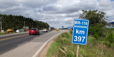 Média de 14 veículos passam por minuto na BR-116, em Camaquã, na tarde desta quarta-feira (27)