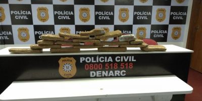 Polícia Civil apreende cerca de 20 quilos de maconha em Viamão