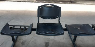 Situação de bancos da Rodoviária Municipal de Camaquã preocupa usuários