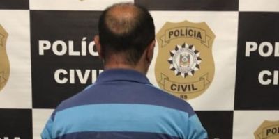 Suspeito de estuprar e engravidar a filha de 13 anos é preso em Alvorada