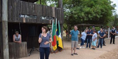 Nesse sábado (14), ocorreu a cerimônia que dá inicio ao 40º Campeonato Praiano de Cristal 