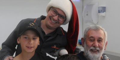 Menino em Canela pede ao Papai Noel presente para o avô