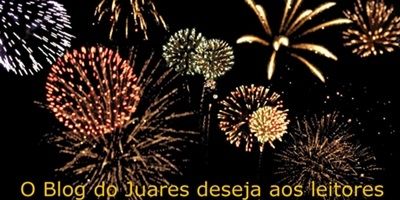 Boas festas de virada de ano e feliz 2015! São os votos do Blog do Juares