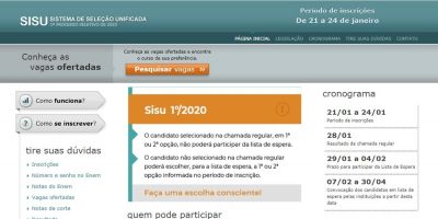 Sisu 2020: veja dicas para inscrição na seleção do primeiro semestre, que abre na próxima semana