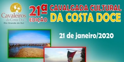 21ª Cavalgada Cultural da Costa Doce chega na próxima terça (21) em Camaquã