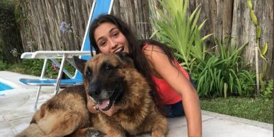 Argentina tira foto com cachorro, toma mordida, leva pontos na cara e publica imagens em rede social