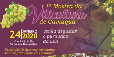 Camaquã realiza 1ª Mostra da Viticultura