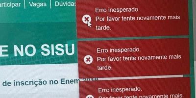 Estudantes apontam falhas em tentativa de inscrição no Sisu