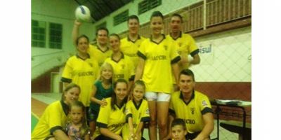 Dom Feliciano - Gaúcho é o grande campeão do 1º Campeonato Misto de Vôlei