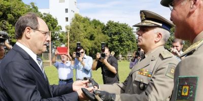 Sartori destaca compromisso com segurança pública em posse do novo comando da BM