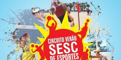 Final de semana tem Circuito Verão Sesc de Esportes em Arambaré