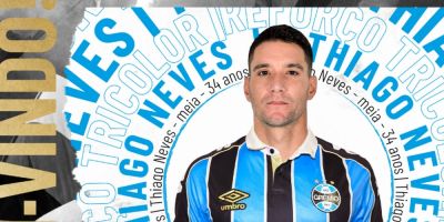 Oficial: Grêmio anuncia contratação do meia Thiago Neves por uma temporada