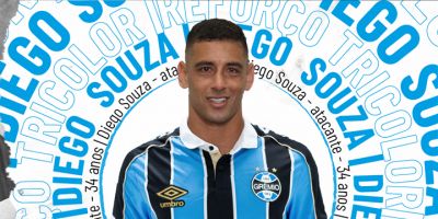 Diego Souza está de volta ao Grêmio 