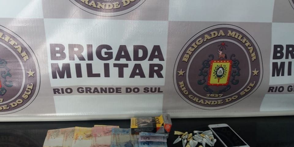 Brigada Militar prende casal por tráfico de entorpecentes em Rio Grande