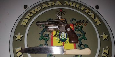 Brigada Militar prende motorista com arma e munições em Camaquã