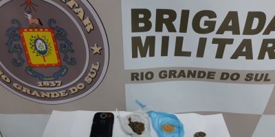 Brigada Militar prende homem por tráfico de drogas em Camaquã